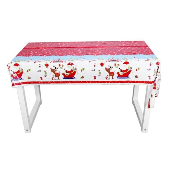 Santa Claus Christmas Tablecloth For Kitchen