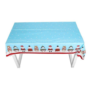 Santa Claus Christmas Tablecloth For Kitchen