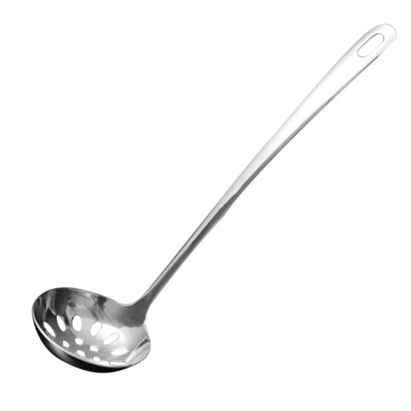 1PC Long Handle Soup Spoon Hot Pot Colander Strainer Spoon